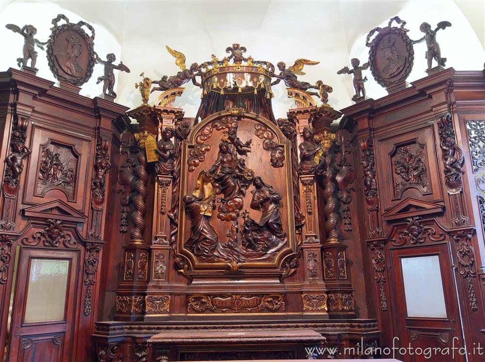 Milan (Italy) - Central wardrobe in the sacristy of the Church of Santa Maria del Carmine